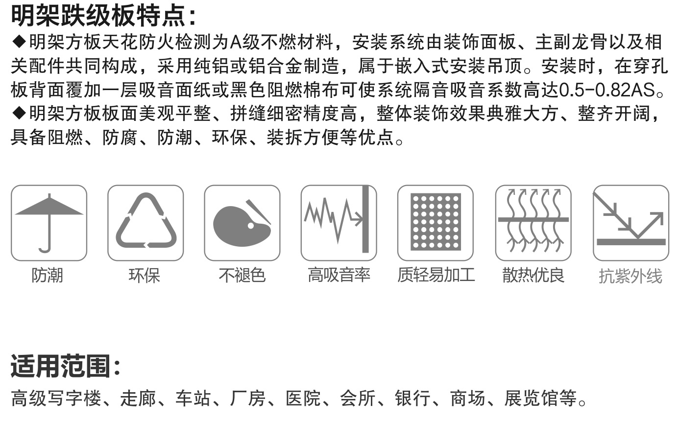 明架跌级板(图2)