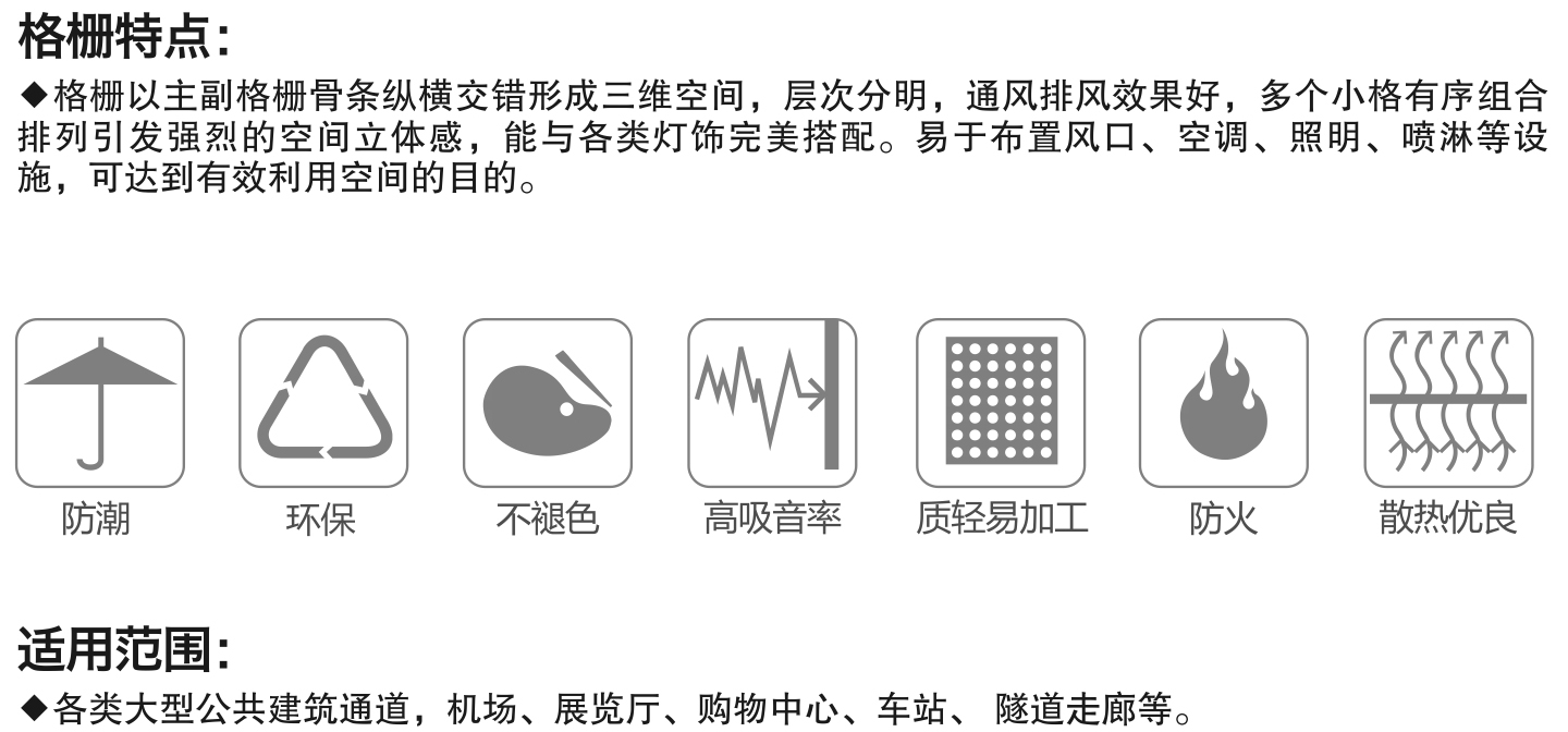 常规格栅50H*10底 100*100间距(图2)